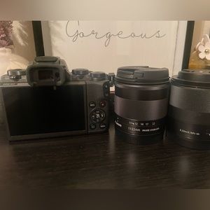 Used Canon EOS camera with TWO lenses. Camera has been gently used and like new.